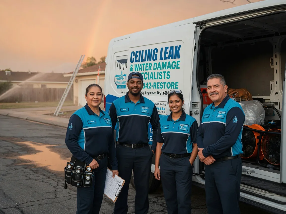 Ceiling Leak Cleanup company in Orange Grove, TX